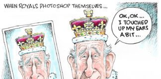 Editorial Cartoon: Royals Using Photoshop Royals Using Photoshop - By Dave Granlund