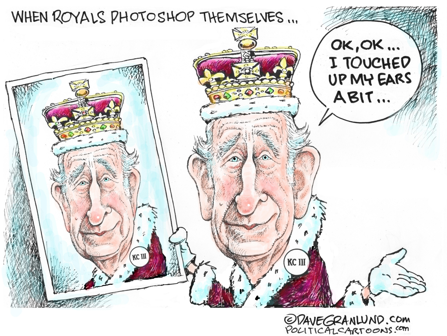 Royals Using Photoshop - By Dave Granlund