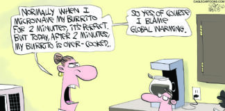 Editorial Cartoon: Microwave Warming Microwave Warming - By Gary McCoy