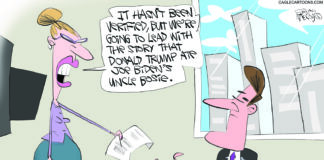 Editorial Cartoon: Trump Ate Bosie Trump Ate Bosie - By Gary McCoy