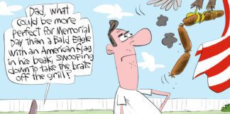 Editorial Cartoon: Memorial Day Eagle Memorial Day Eagle - By Gary McCoy