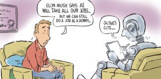 Editorial Cartoon: No More Jobs Thanks to AI? No More Jobs Thanks to AI? - By Jeff Koterba