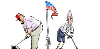 Editorial Cartoon: The Great Debaters The Great Debaters - By Hajo de Reijger