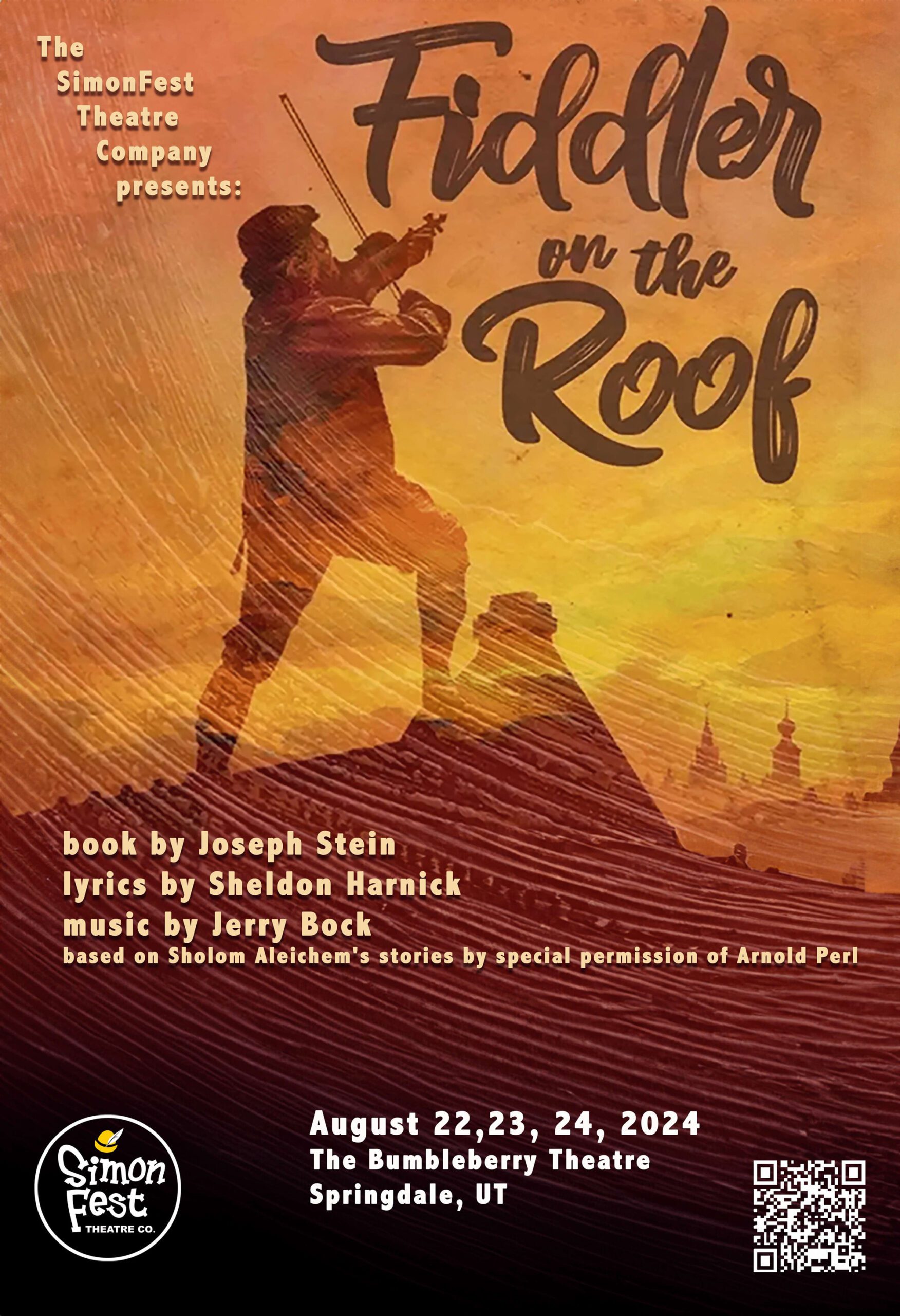 SimonFest Theater Company presents Fiddler on the Roof