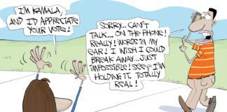 Editorial Cartoon: Kamala’s Phony Phone Kamala's Phony Phone - By Gary McCoy
