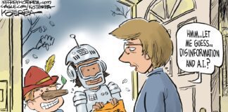 Editorial Cartoon: Disinformation And A.I. Trick Or Treat Disinformation And A.I. Trick Or Treat - By Jeff Koterba
