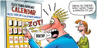 Editorial Cartoon: Election Countdown Election Countdown - By Dave Whamond