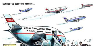 Editorial Cartoon: 2024 Election Lawyers 2024 Election Lawyers - By Dave Granlund