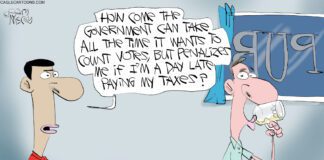 Editorial Cartoon: Delayed Election Night Results Delayed Election Night Results - By Gary McCoy