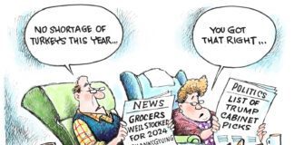 Editorial Cartoon: No Turkey Shortage 2024 No Turkey Shortage 2024 - By Dave Granlund