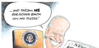 Editorial Cartoon: Biden Pardons His Son Hunter Biden Pardons His Son Hunter - By Dave Granlund
