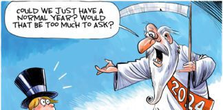 Editorial Cartoon: Normal New Year Normal New Year -By Dave Whamond