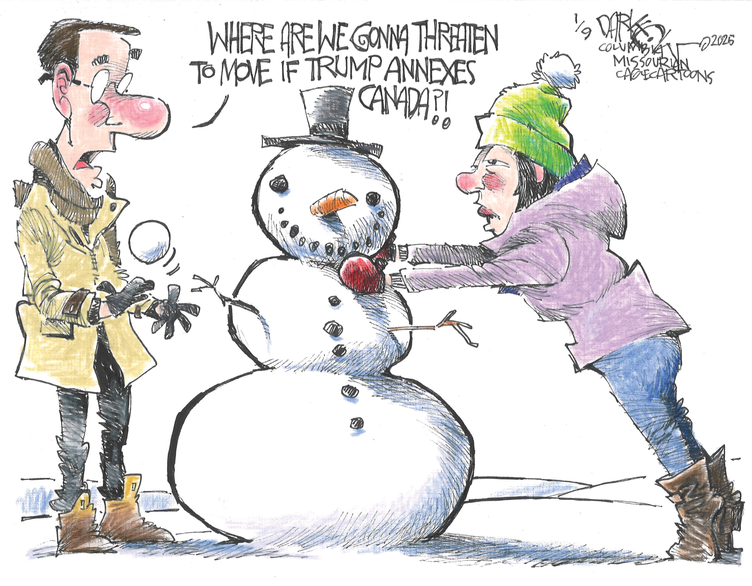Can't Move To Canada - By John Darkow