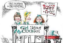 Editorial Cartoon: Tariff-Free Girl Scout Cookies Tariff-Free Girl Scout Cookies - By John Darkow