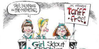 Editorial Cartoon: Tariff-Free Girl Scout Cookies Tariff-Free Girl Scout Cookies - By John Darkow