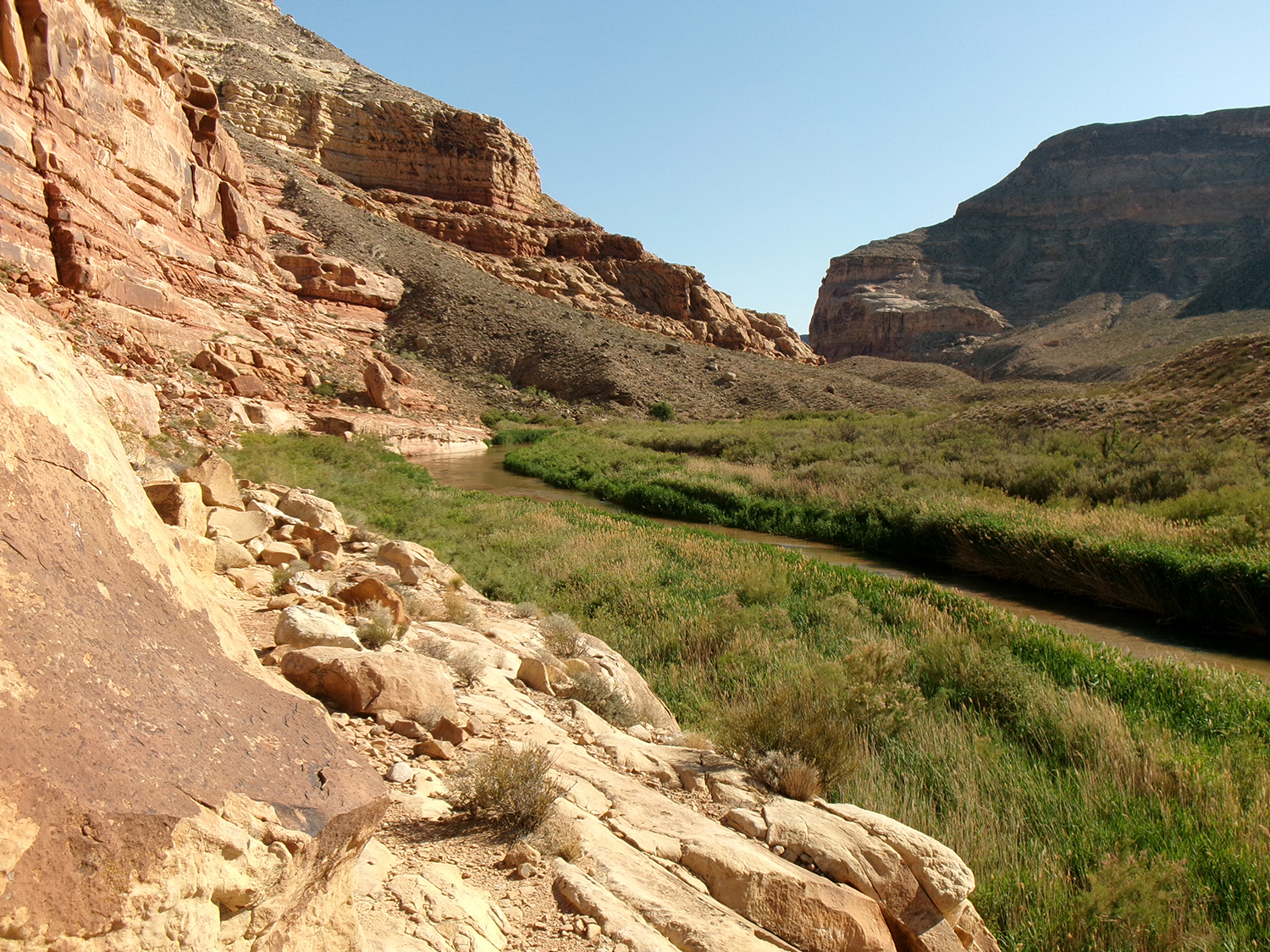 Da Vinci Petroglyph Trail in the Virgin River Gorge