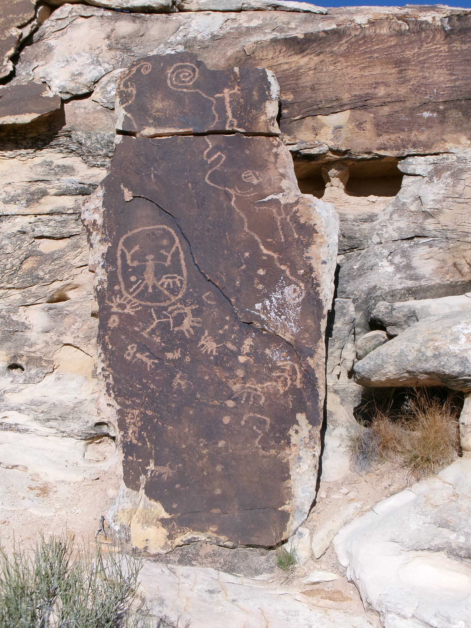 Da Vinci Petroglyph Trail in the Virgin River Gorge