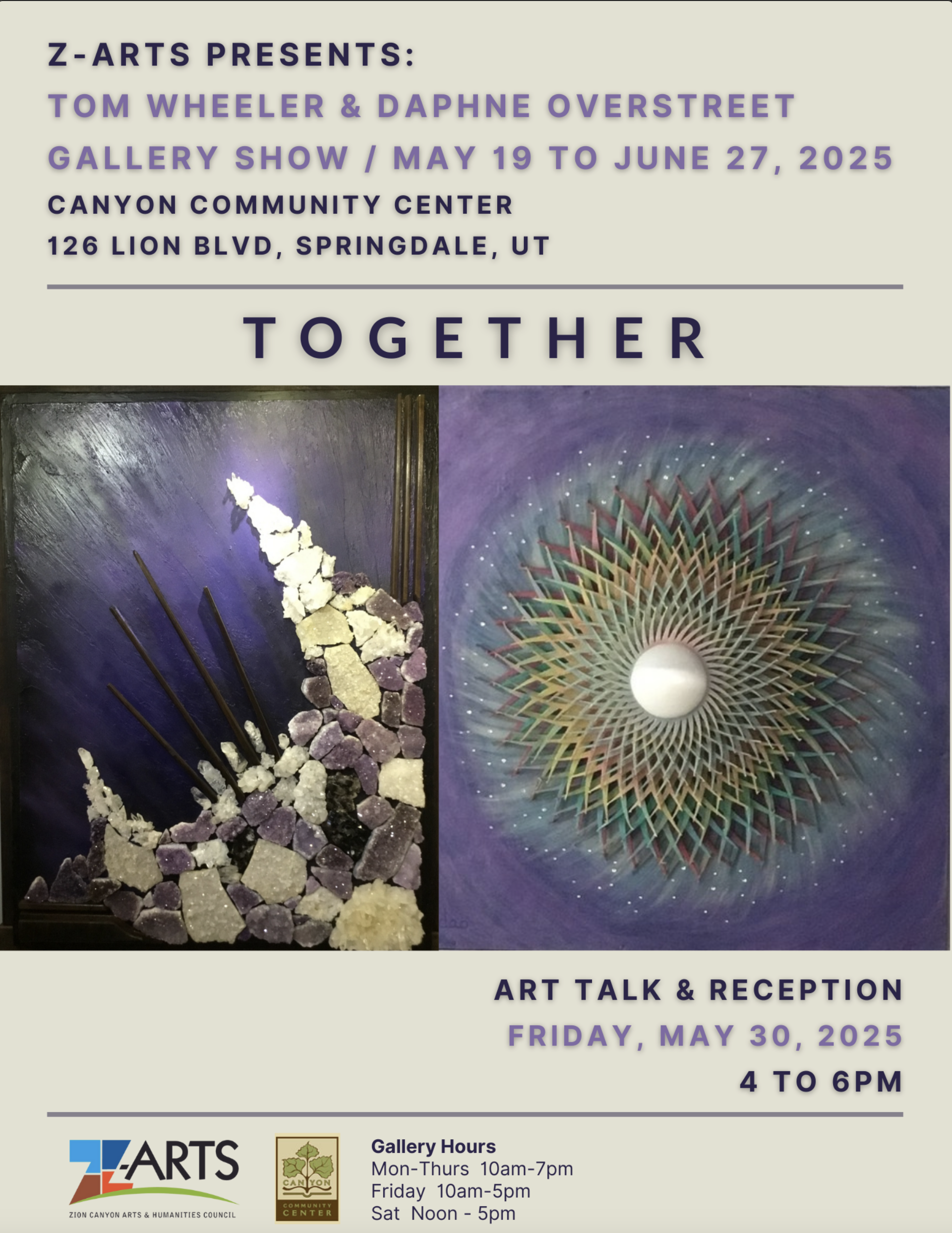 A Show of Spirit and Earth: Tom Wheeler and Daphne Overstreet Exhibit Opens in Springdale