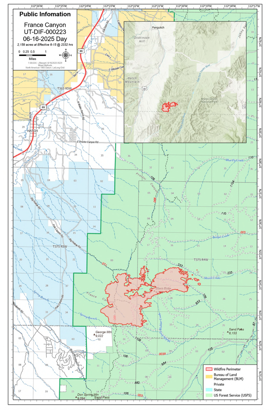 Air and Ground Teams Intensify Efforts Amid Red Flag Warning in Southern Utah