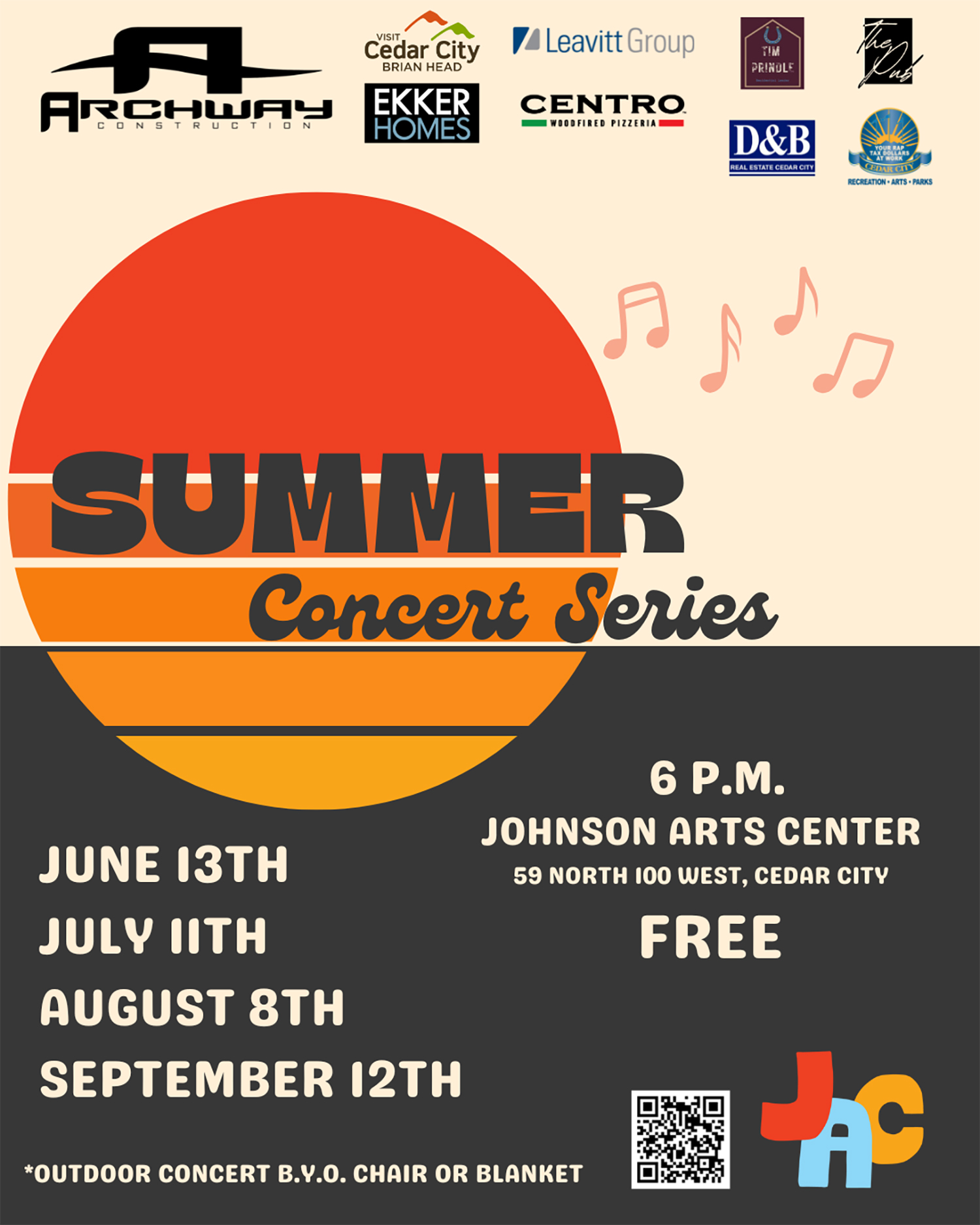 Free Summer Concert Series Continues at Johnson Arts Center