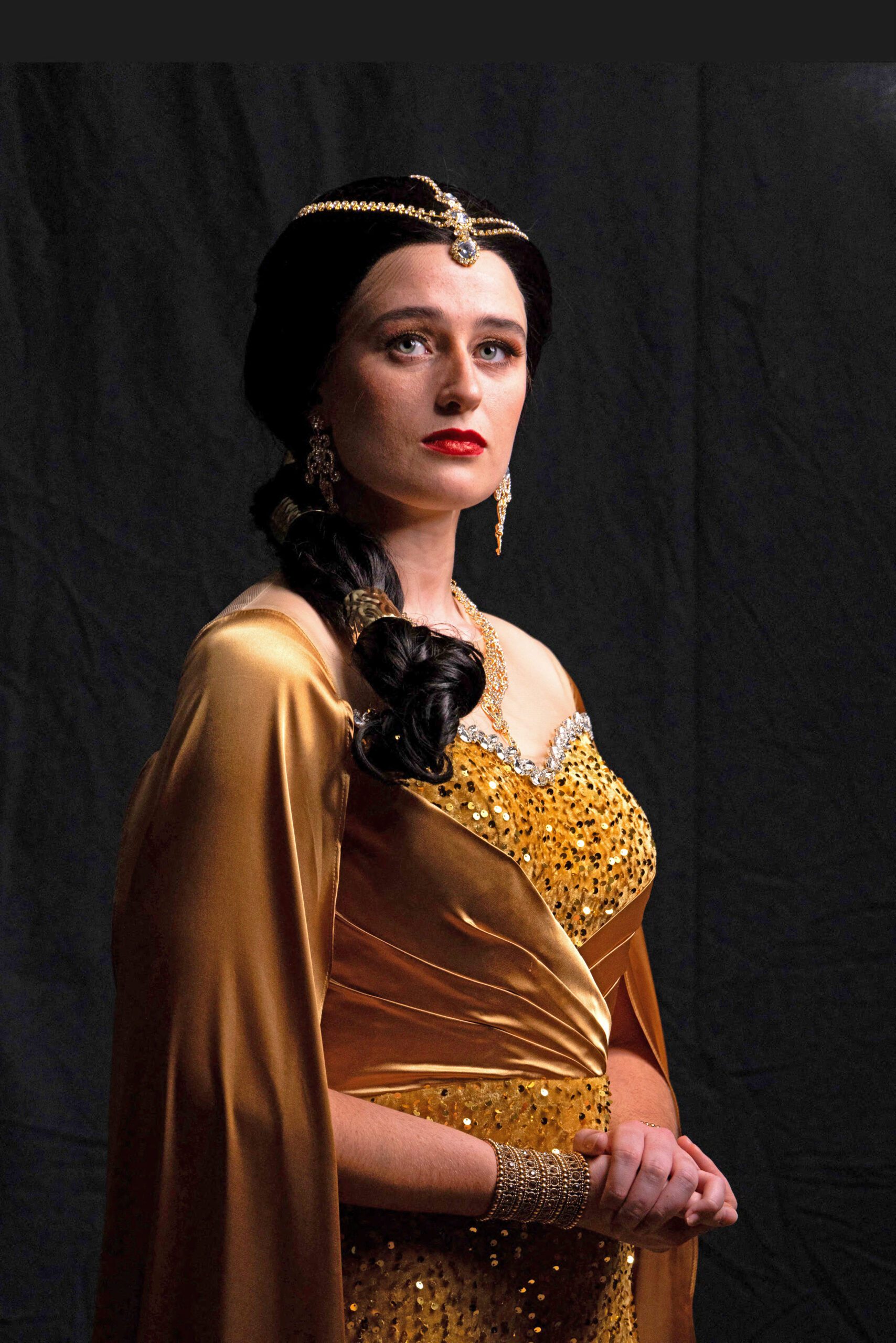 Nefertari – Paige Kennedy. Photos by Alex Chamberlain and Hurricane Theatrical