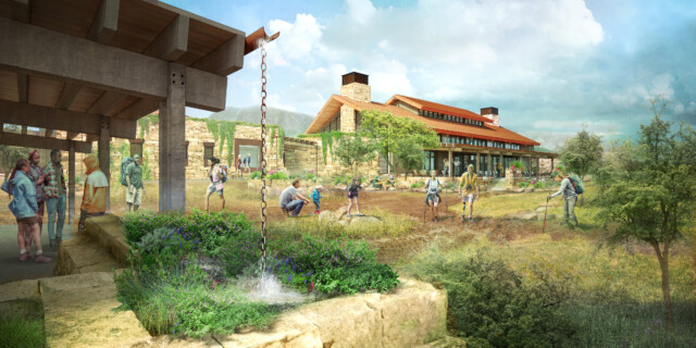 The East Zion Discovery Center will orient visitors on the park’s quiet side with education spaces, trails access, and an EV-shuttle hub, easing congestion and deepening the Zion experience.