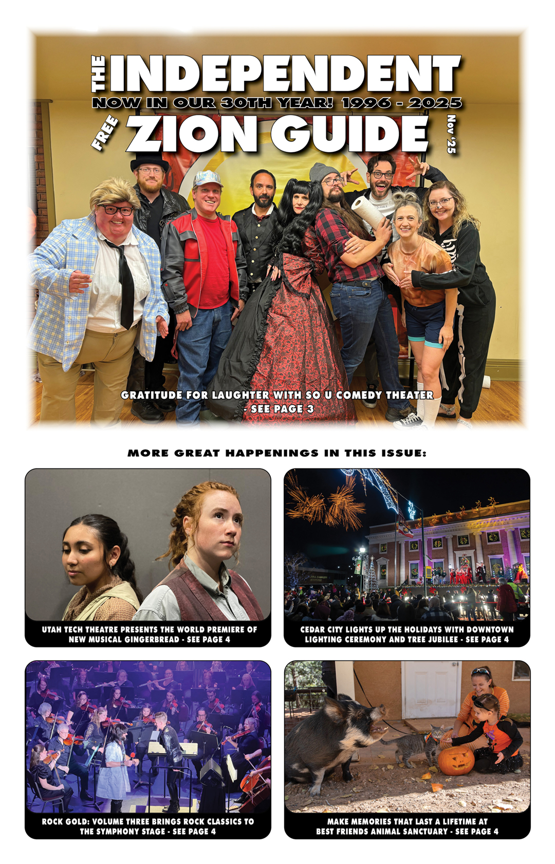 NOVEMBER 2025 ~ Independent & Zion Guide | Southern Utah Events & Entertainment