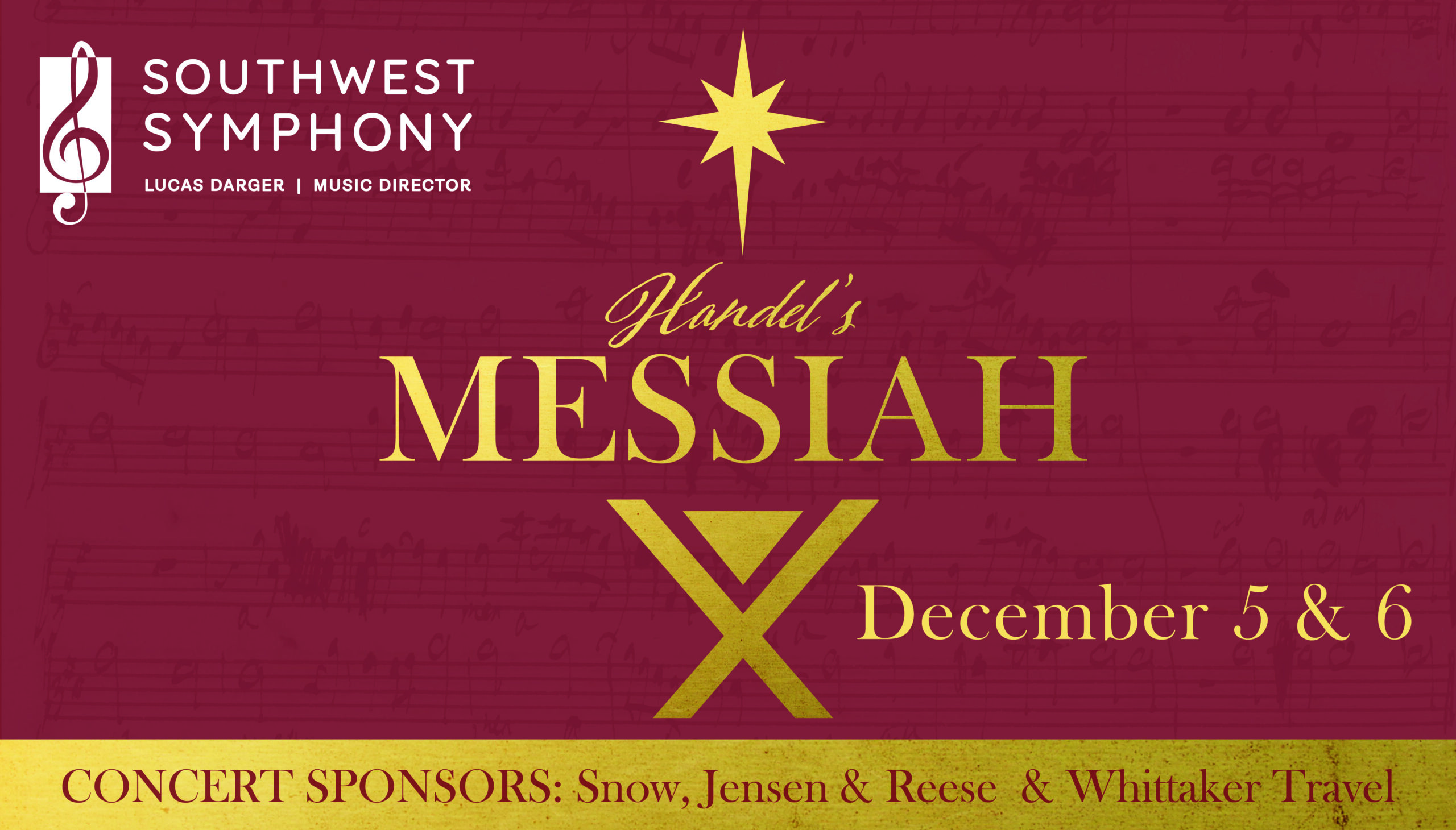 The Southwest Symphony presents Handel’s Messiah December 5–6 at Desert Hills High School with Lieto Voices and acclaimed guest soloists. Sponsored by Snow, Jensen & Reese and Whittaker Travel, this holiday favorite promises a stirring celebration of music, faith, and community.