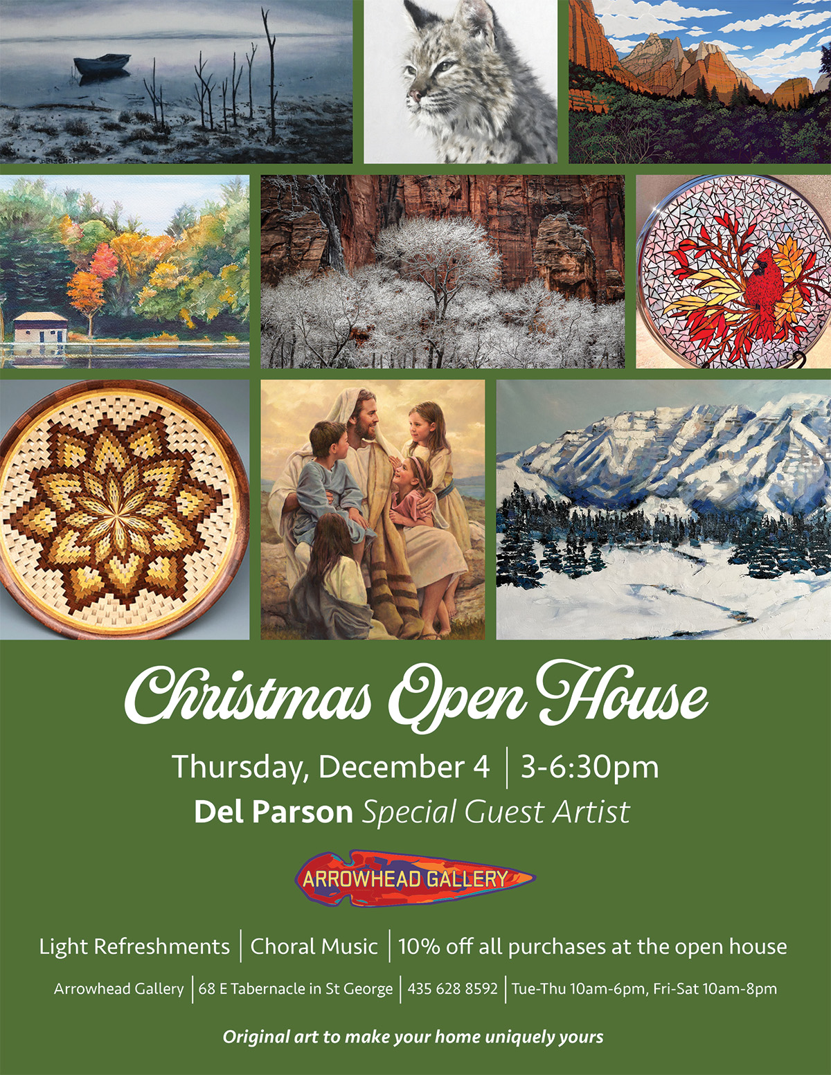 Southern Utah Art Guild: December Exhibits and Events Across St. George