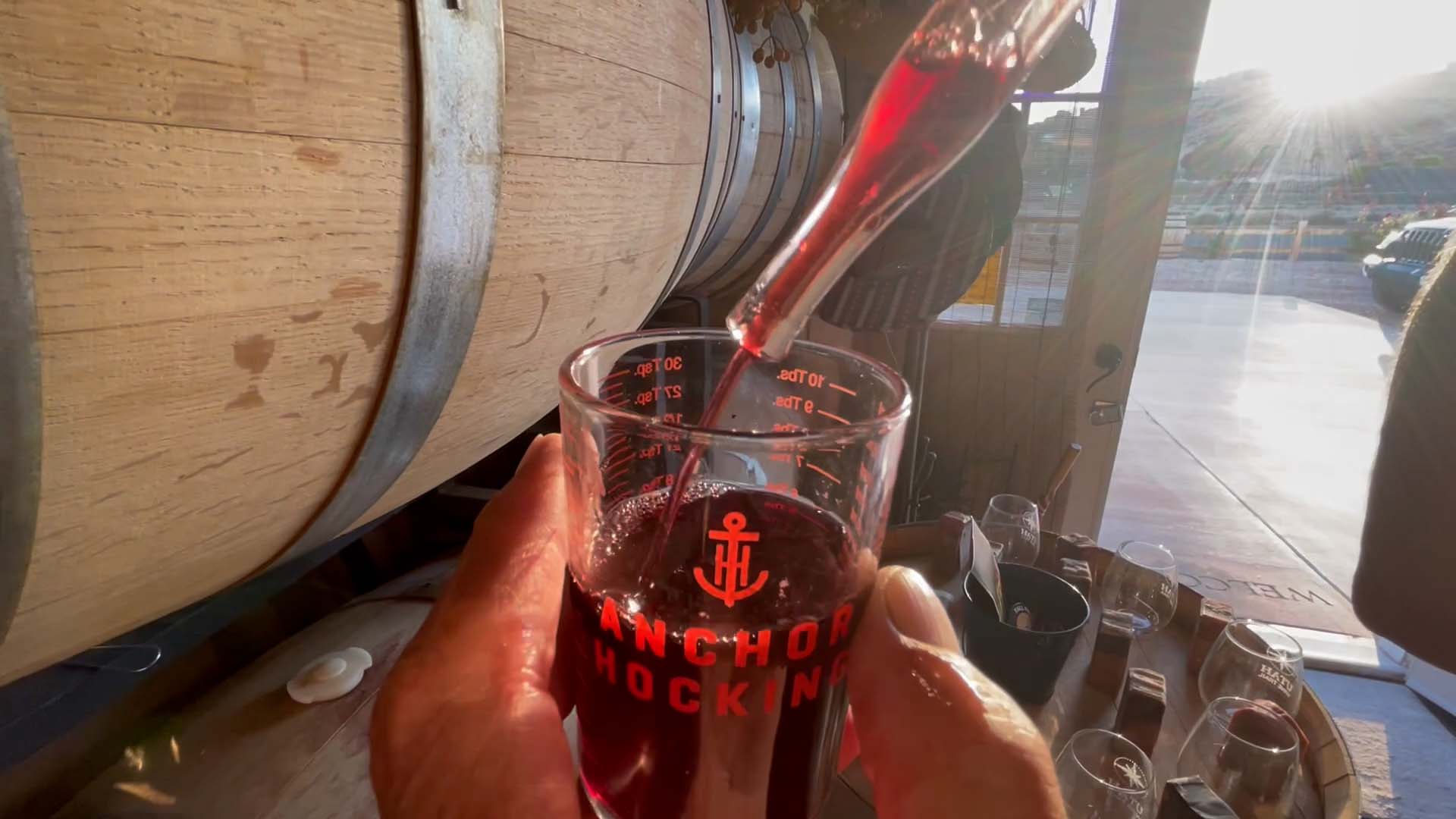 Zion Vineyard, Leeds Utah winery, Southern Utah wine, barrel aging, wine bottling, January winery, St. George wine