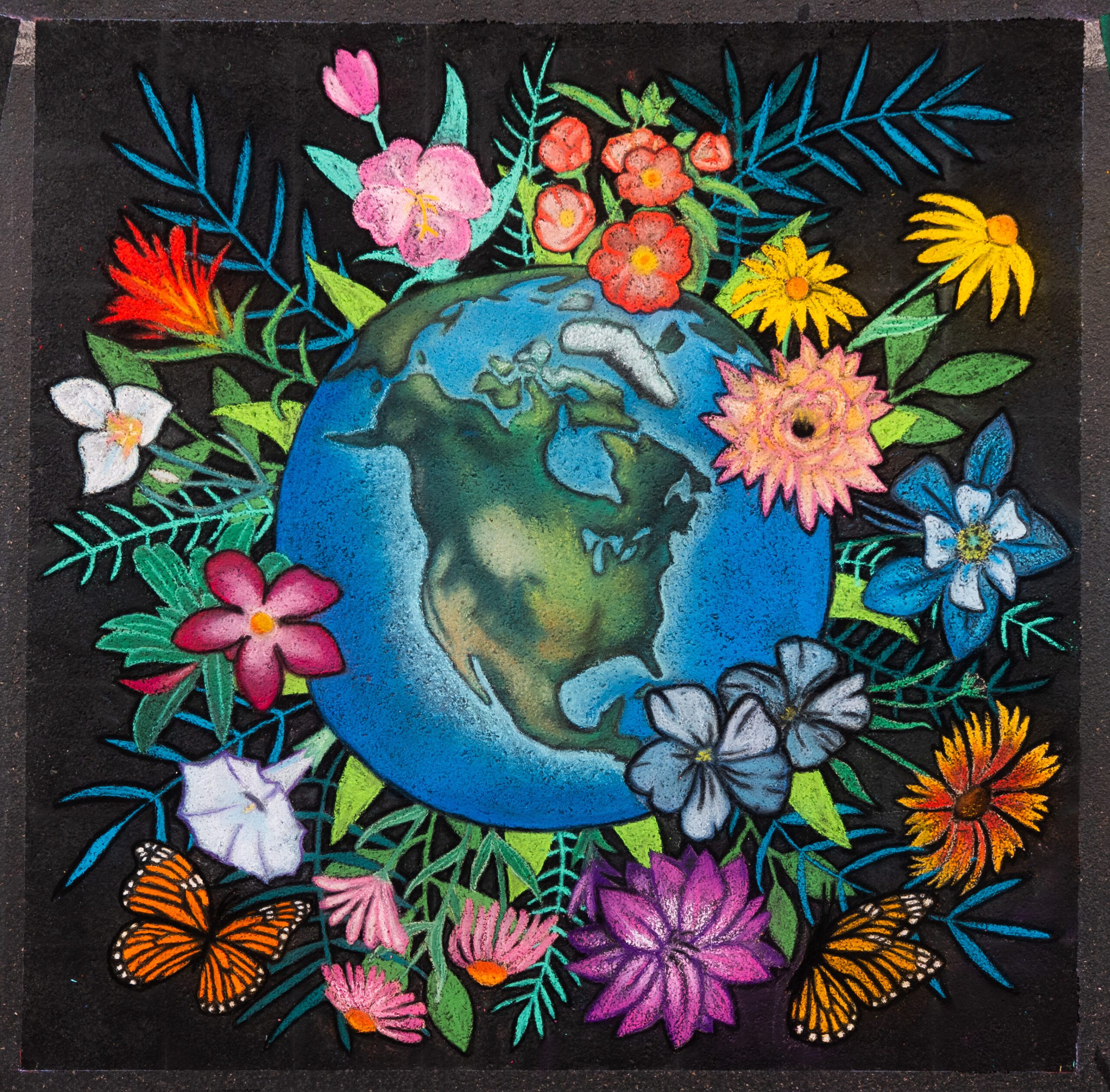 Artist Carol Bold "Fowery Earth"