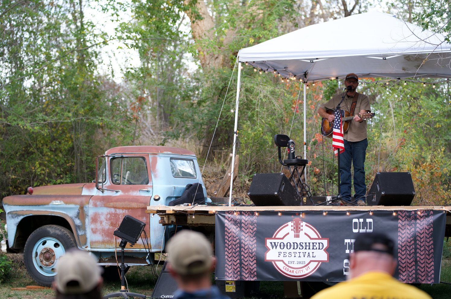 Music in the trees! Join the second annual Woodshed Music Festival for two days of country, jazz, and rock on three stages. Get tickets at woodshedfest.com and enter to win a custom electric guitar.